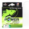 Línea Multifilamento Shimano Power Pro De 40 Libras, 0,32 Mm Y 275 M, Color Verde