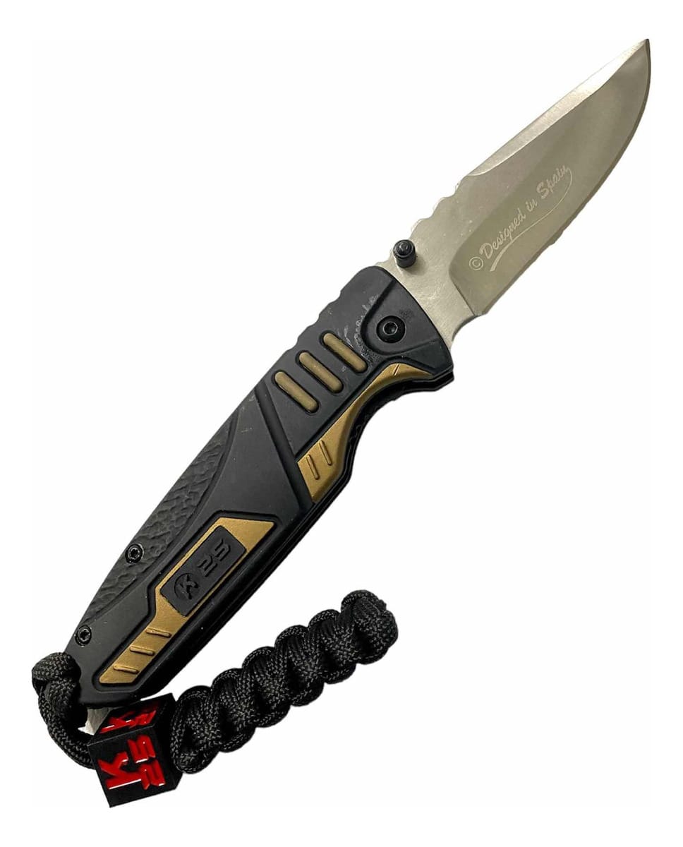 Navaja Tactica K25 Cortaplumas Coyote Con Funda