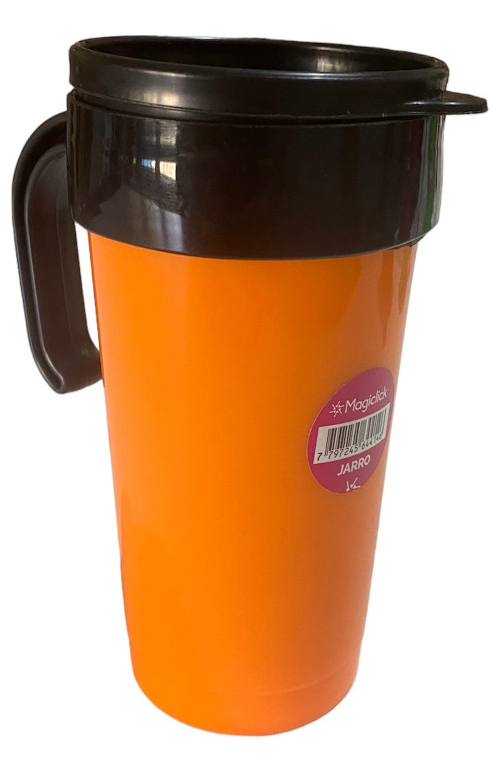 Vaso Termico Magiclick Con Manija Y Boton De Apertura