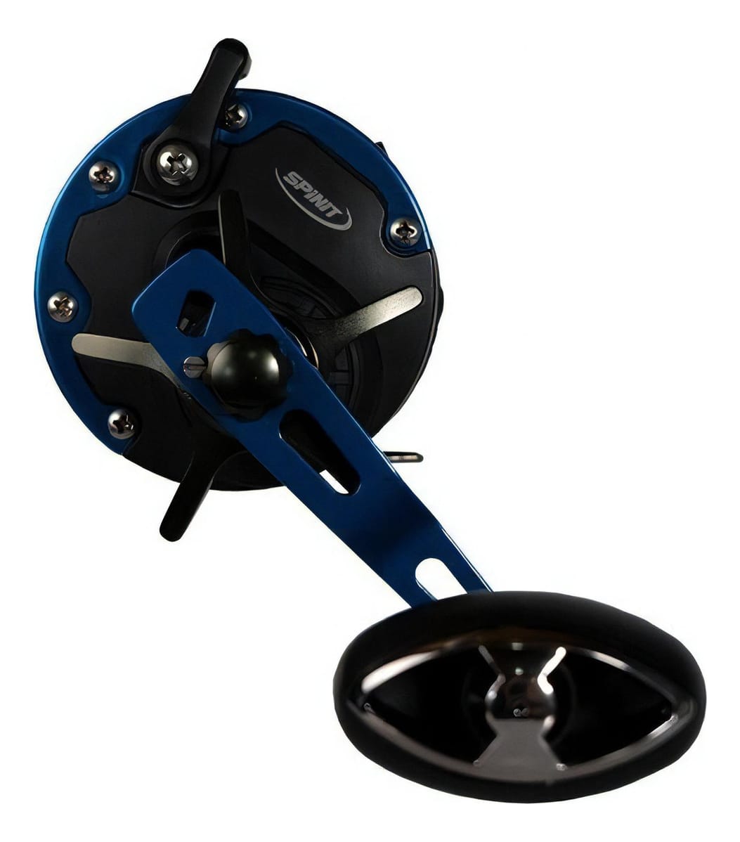 Reel Spinit Off Shore X Pesca Rotativo 4 Rul Redondo Variada Color Azul / Negro