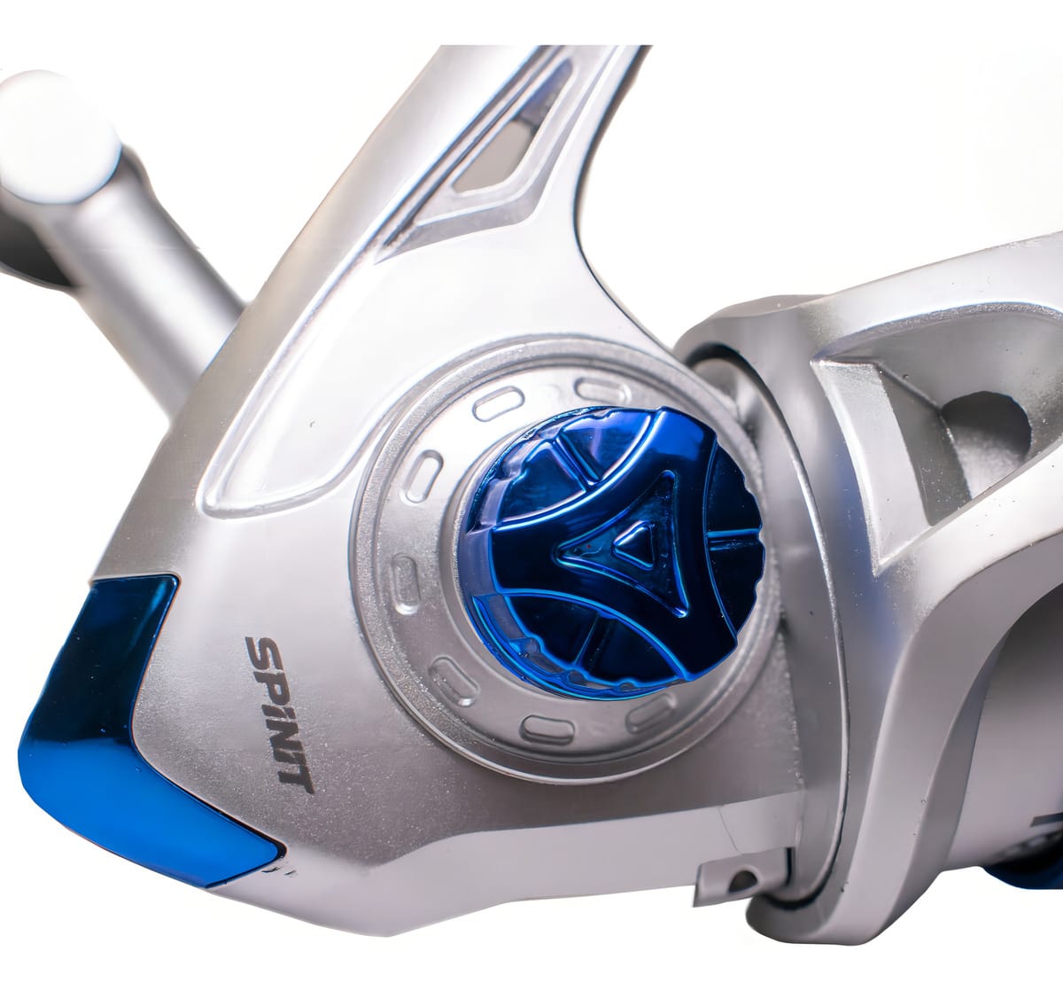 Reel Spinit Lb 601 Pesca Spinning Pejerrey Variada Rio Color Gris/azul Lado De La Manija Derecho/izquierdo