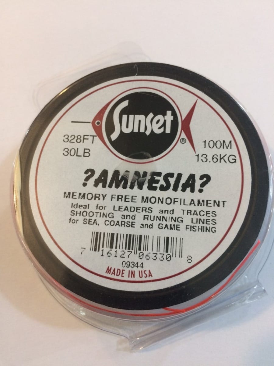 Monofilamento Amnesia Sunset Usa 30 Libras 100 M Rojo