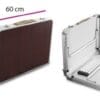 Mesa Camping Spinit Classic Aluminio Madera Liviana