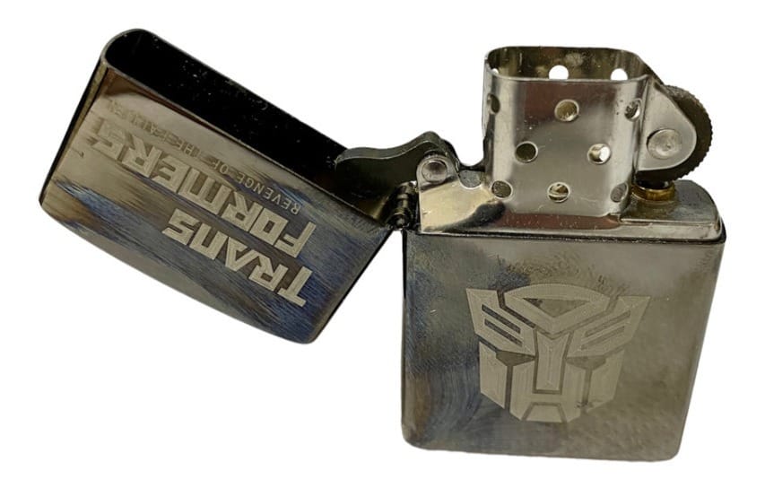 Encendedor Recargable Bencina A Piedra Transformers