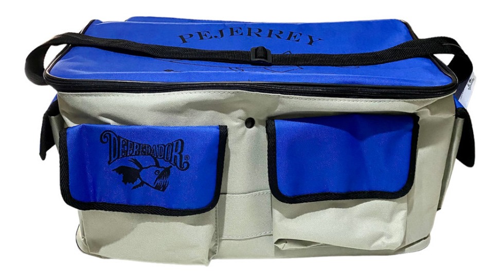 Bolso Depredador Pesca Division Interna 50x30x24 Cm Correa