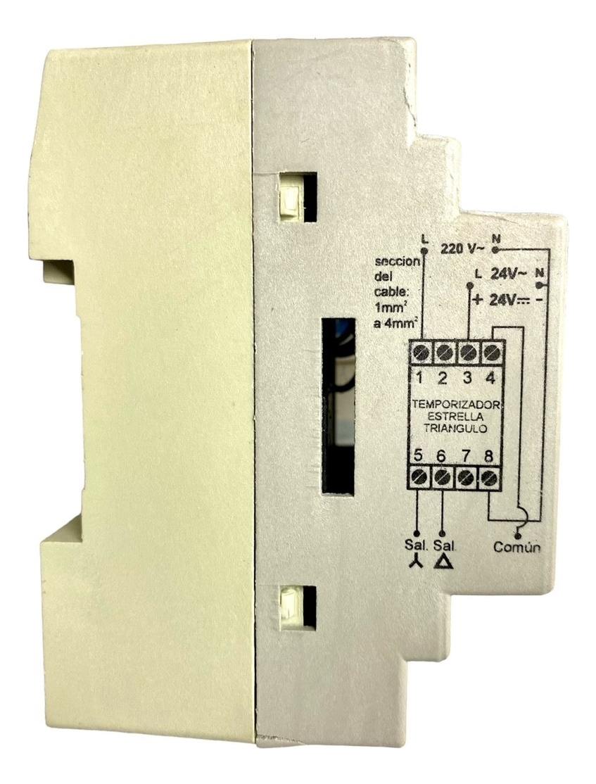 Temporizador Estrella Triangulo Rbc Sitel 220 V 10 A