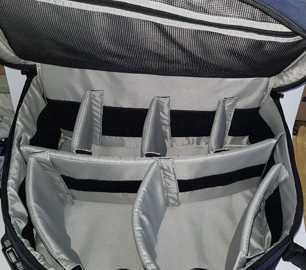 Bolso De Pesca Okuma Grande + Caja De Pesca 24 Div. Interc.