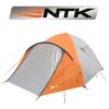 Carpa Ntk Katmandu Para 3/4 Personas Naranja/blanco