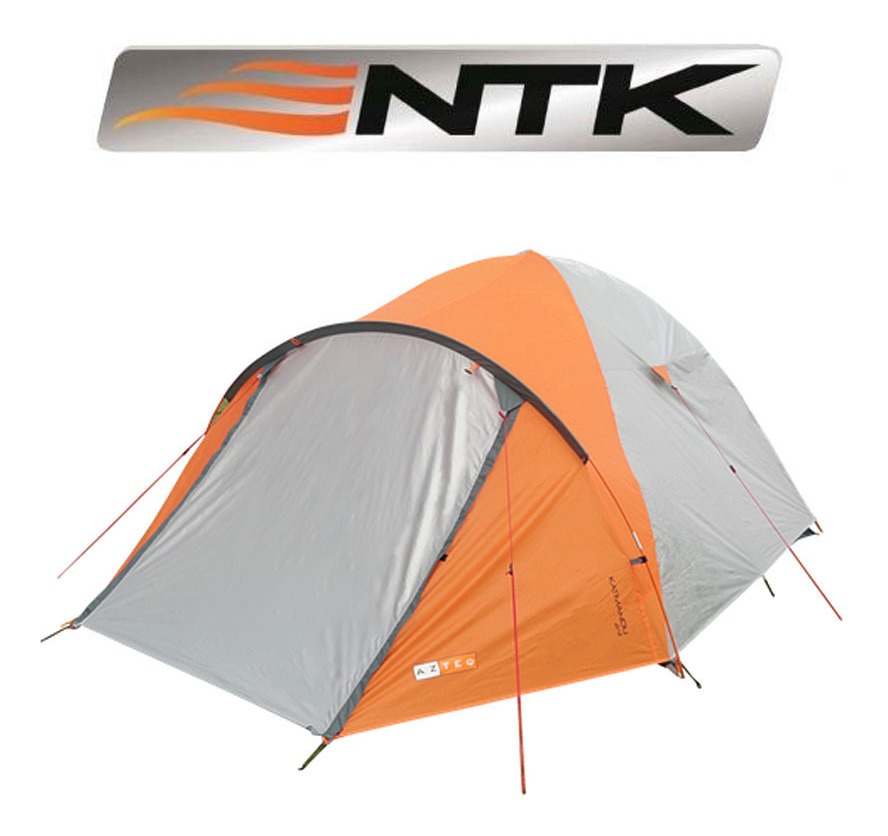 Carpa Ntk Katmandu Para 3/4 Personas Naranja/blanco