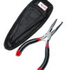 Pinza Tech Mini De Punta Con Diente Para Anillas Mas Funda