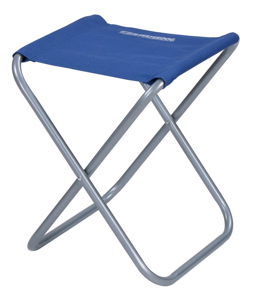 Banquito Waterdog Plegable Tijera Camping Pesca Aluminio