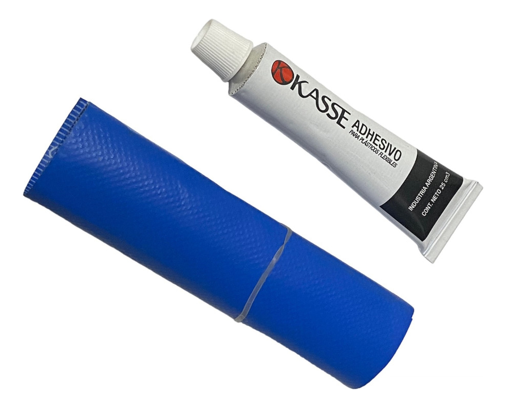 Kit De Reparación Pvc Parche Mas Adhesivo Lonas Flexibles