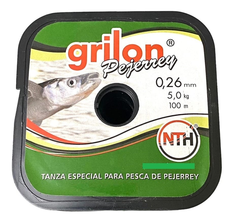 Nylon Grilon Pejerrey De 0,26 Mm 5 Kg Rollo X100m