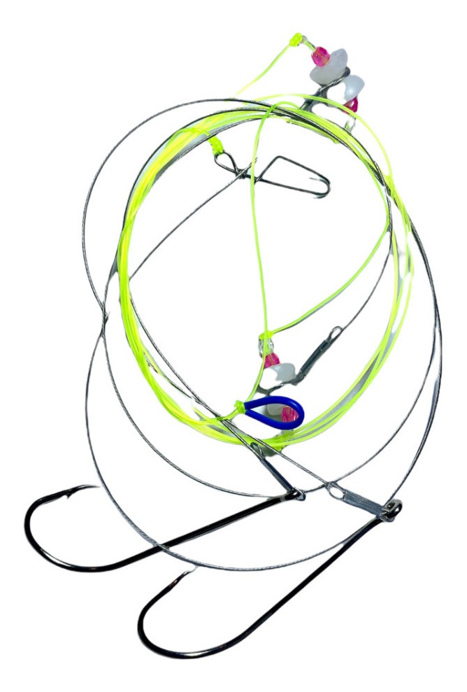 Linea De Pesca Tararira De Fondo 2 Anz 6/0 Leader 50 Lb