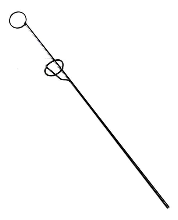 Posacaña Soporte Caña Hierro Redondo 60 Cm Largo Para Tierra