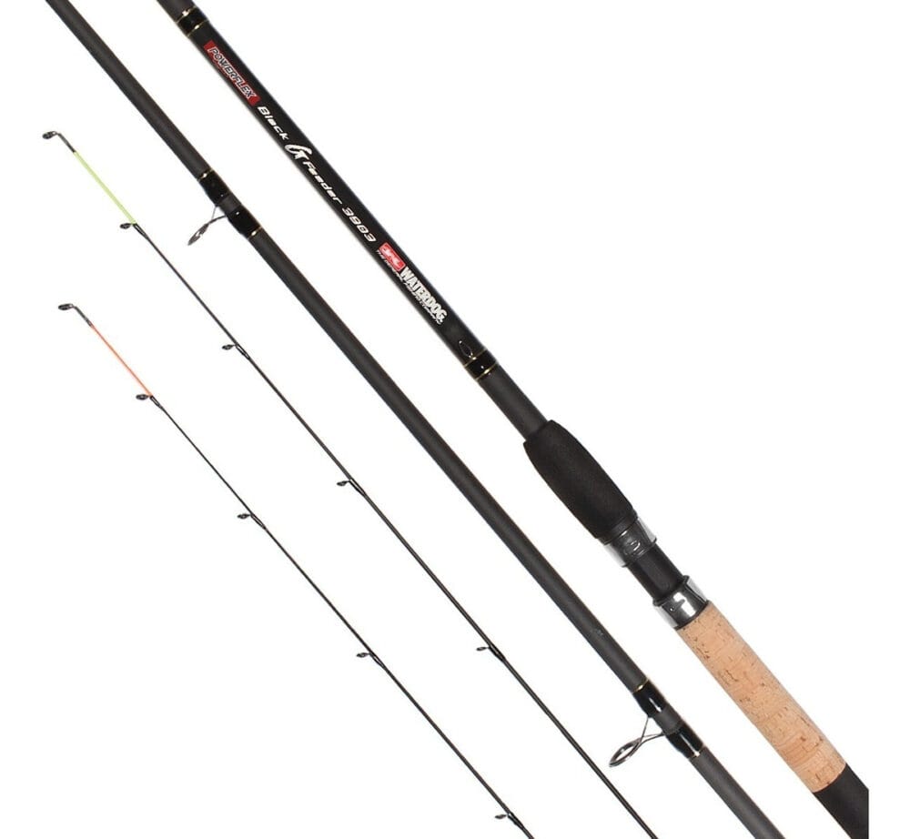 Caña Waterdog BKG Feeder - 420 Cm - 3 Tramos - 30-120 Gr Punteras Intercambiables
