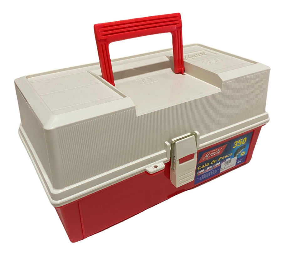 Caja Mauri Pesca 34,5x19x17,5 Cm Con 2 Bandejas