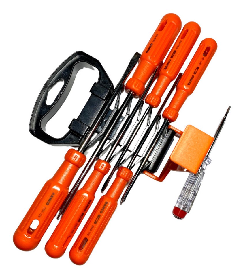 Set Juego Destornilladores Bahco 7 Piezas Phillips Planos