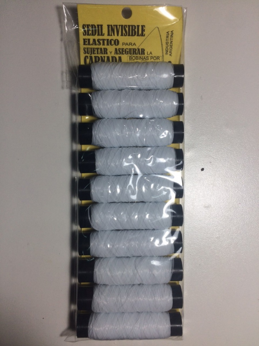 Hilo Elastico Para Carnada Por 2 Bobinas