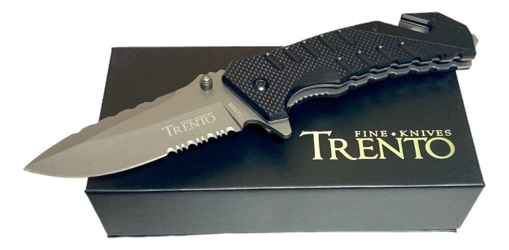 Cortaplumas Trento Rescue Zytel - Acero 420 C - Funda