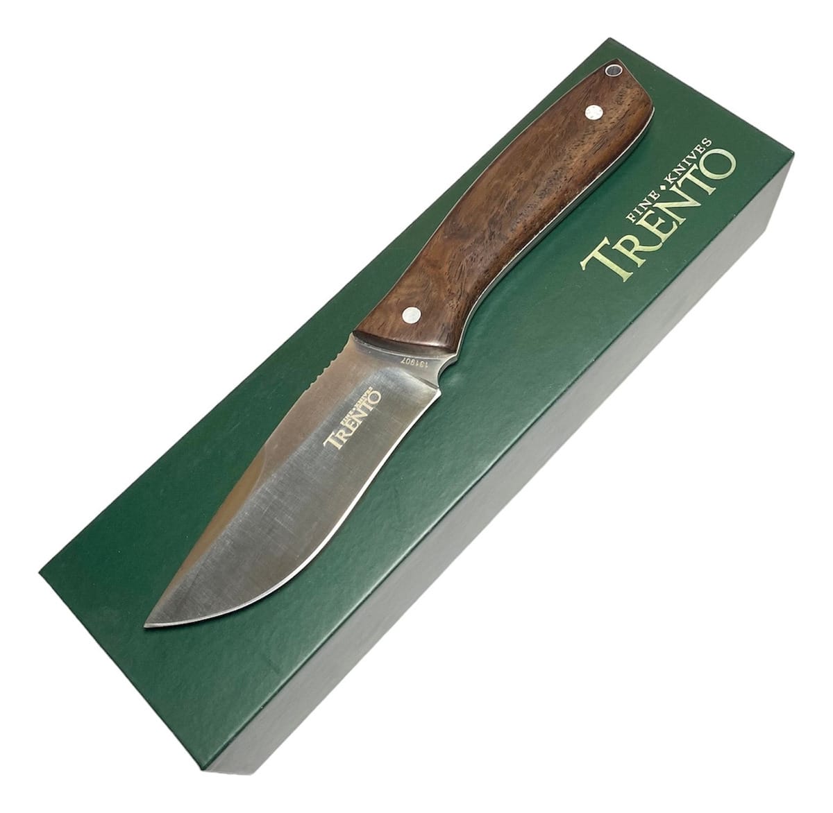 Cuchillo Trento Hunter 640 Con Caja Imantada Caza Mas Funda