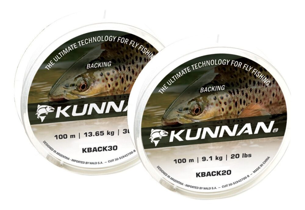 Backing Kunnan 20 Libras 100 M 9,1 Kg Fly Line