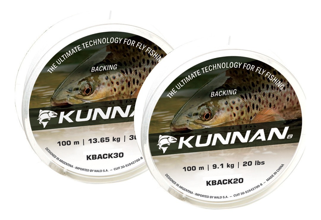 Backing Kunnan 20 Libras 100 M 9,1 Kg Fly Line