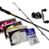 Combo De Bait Caña Shimano Fx+reel Spinit Bahía+accesorios