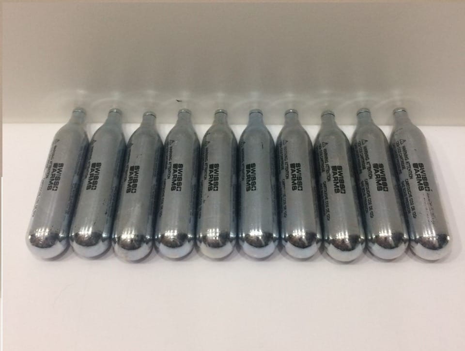 Garrafitas Co2 12 Gr. Swiss Arms X 10 Unidades