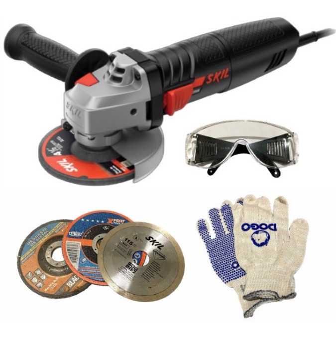 Amoladora Angular Skil De 115 Mm 700 W 220 V + Accesorios