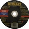 Disco De Corte Metal Dewalt Dw44602 180mmx1,6mmx22,2mm Color Negro