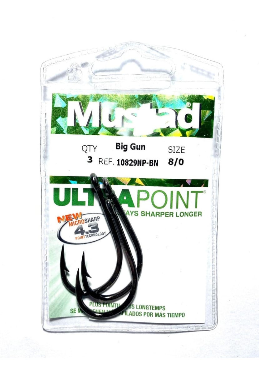 Anzuelo Mustad Ultrapoint Big Gun 10829np-bn Reforzados