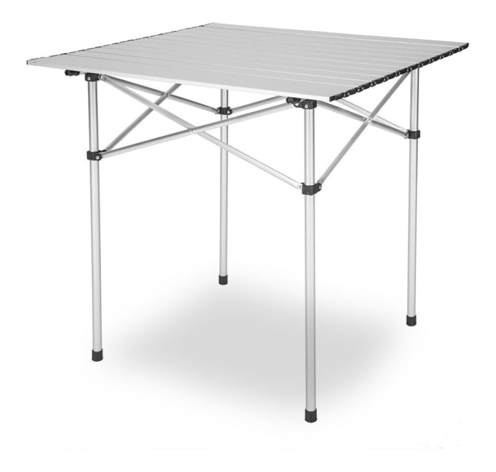 Mesa Spinit Camping Enrollable Aluminio 70x70x70 Cm