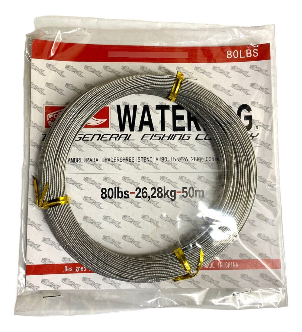 Leader De Acero Forrado Pesca 80 Libras X 50m