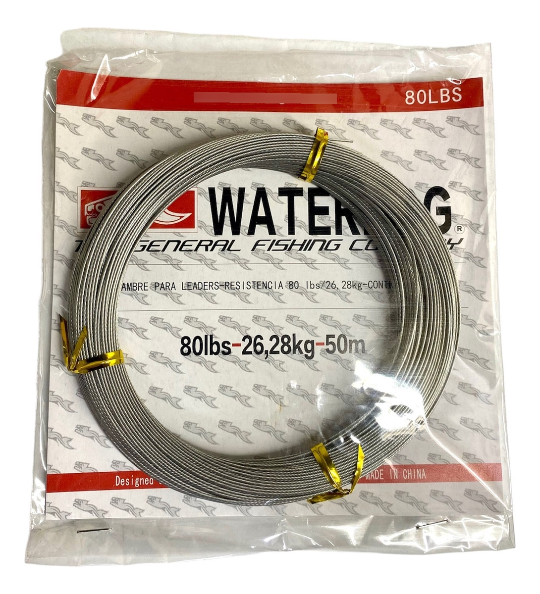Leader De Acero Forrado Pesca 80 Libras X 50m