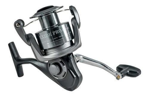 Reel Frontal Okuma Exide Pro 55 Carrete Metálico Variada Color Gris