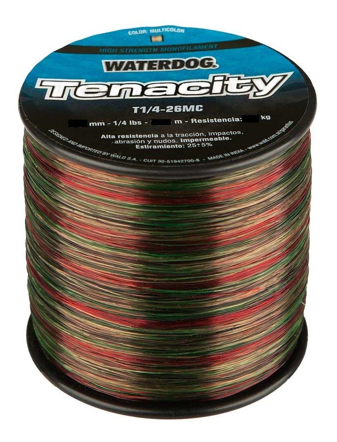 Nylon Waterdog Tenacity Bobina 1/4 Lb 0,30mm 1.342m 7,2 Kg