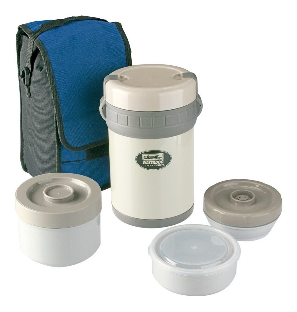 Vianda Térmica Waterdog 1500cc - 3 Piezas