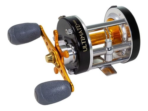 Reel Rotativo Spinit Ultimate 6500 Derecho Pesca 6 Rulemanes Color Negro/dorado