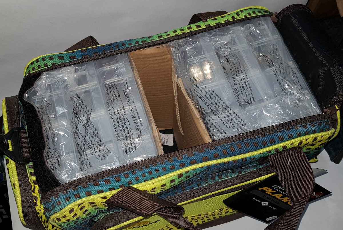 Bolso De Pesca Plano T-series Messenger Bag 3600 + 6 Cajas