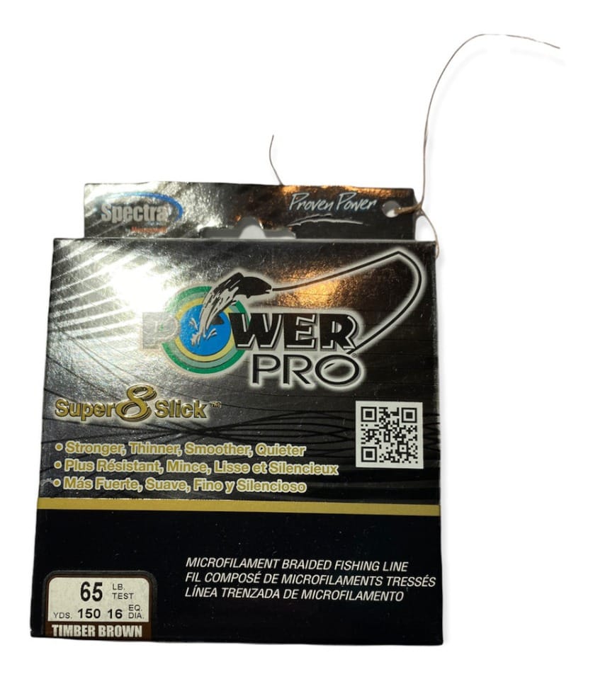 D_692994-MLA47793610015_102021-F.jpg Multifilamento Power Pro Super Slick 8 Hebras 65lb 150yds