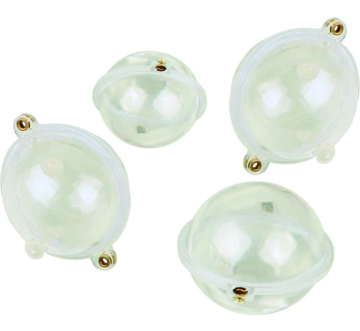 D_694988-MLA43359723113_092020-F.jpg Boya Waterdog Bulbo Redondo Mosca 40 Mm Cristal X 6 Unidades