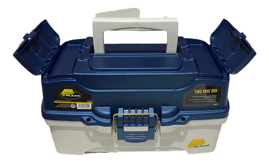 Caja De Pesca Plano 2 Bandejas 36x22x20 Cm Robusta