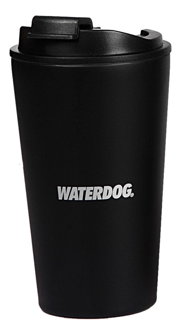 Vaso Termico Waterdog De Acero Inoxidable Negro 350cc