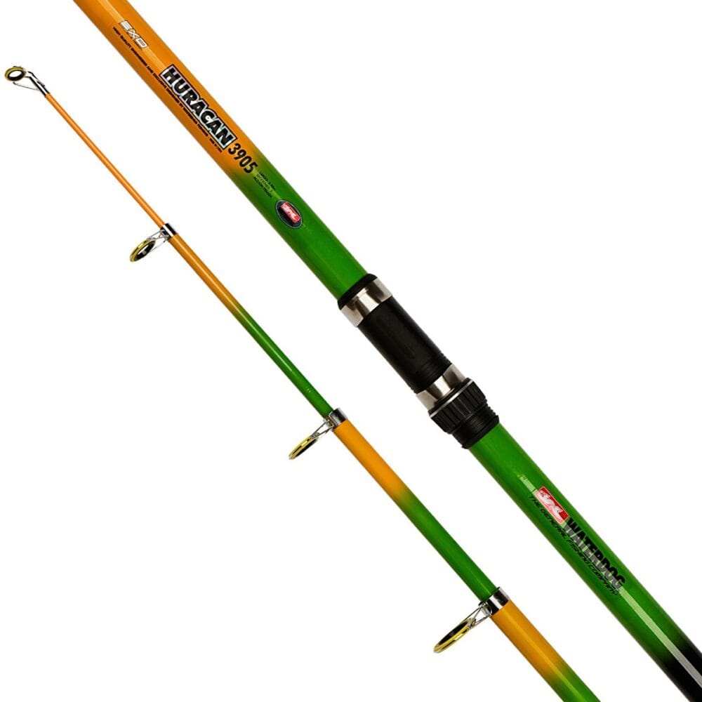 Caña Waterdog Huracan 3,90m 5tr Pesada Fibra Vidrio 80-150 G
