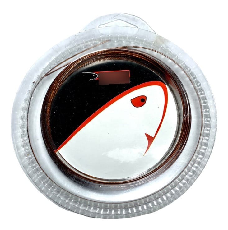 Leader De Acero Forrado Tech 7x7 De 60 Lbs x10m Con Tubitos