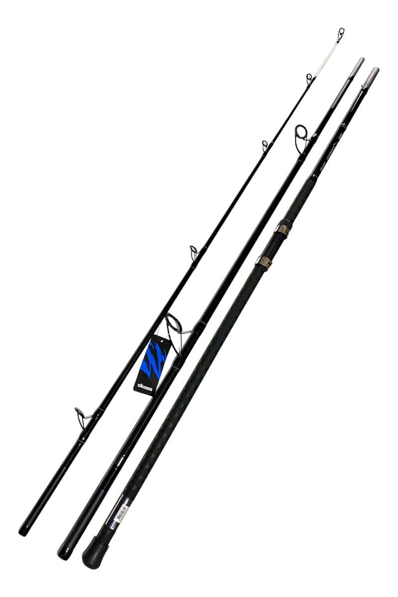 Caña Okuma Longitude Tss 4,20m 3tr Grafito 100-250g Frontal