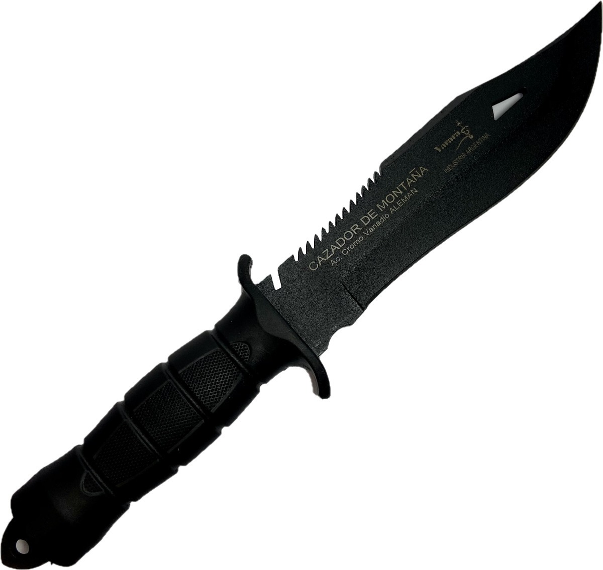 Cuhillo Táctico Yarará Cazador De Montaña Largo 32cm Acero