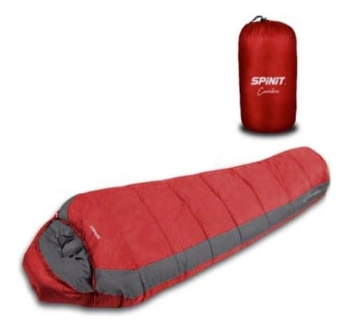 Bolsa De Dormir Spinit Cumbre - 5 ° Color Azul/gris Ubicación Del Cierre Derecho
