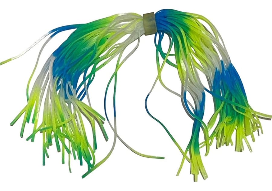Flecos De Silicona Para Señuelos Pollerita De 12 Cm Gomas